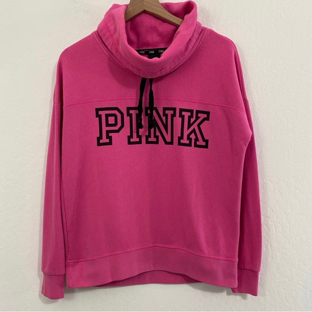 Victoria’s Secret Pink Women’s XS Cowl Neck Drawstring Pullover Sweater